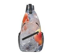 MXPELGHMAD Sac à bandoulière, sac à bandoulière, sac de poitrine croisé, sac à dos de tournesol, sac à dos de voyage, randonnée, sac à, Glaçons pêche, Taille unique