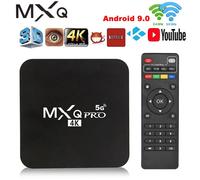 MXQ Pro 4K 2.4G / 5GHZ Wifi Android 9.0 Quad Core Smart TV Box Lecteur multimédia 2G + 16G mei1002