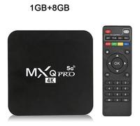 MXQ PRO 5G 4K Network Player Set-top Box Boîtier de télécommande pour la maison Smart Media(1+8G)