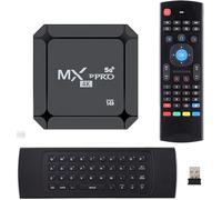 MXQ PRO 5G Mini clavier sans fil Android 14.0 TV Box Ram 2 Go ROM 16 Go H.265 HD 3D WiFi 6 Dual WiFi 2.4G/5.8G BT Remote Android Smart Box Home Set Top Player