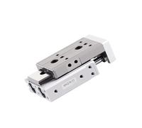 MXQ6 glissière 8 cylindres 12BS pneumatique 20A précision 16AS rail de guidage 25AT-10A30A40A50A75A100A(MXQ16*75)
