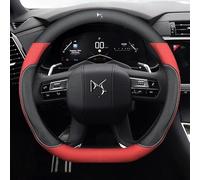 MXQCLSA Couvre Volant de Voiture, pour Citroen Ds7 DS 7 Crossback Confortable et antidérapante Housse de Volant de Voiture en Fibre de Carbone 37-38cm,B