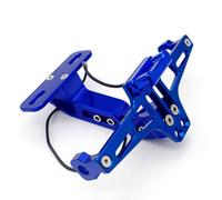 MXQCLSA Support de Plaque Moto, for Suzuki GSX-S125 Cadre d'immatriculation réglable Moto Porte-Plaque numéro avec lumière LED,C