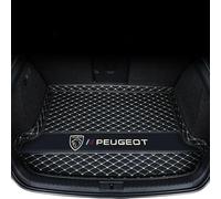 MXQCLSA Voiture Tapis de Coffre, pour Peugeot 207 208 307 308 407 408 508 508L 2008 3008 5008 Tous Les Temps Imperméable et Antidérapant Anti-Rayures Convient Coffre Protection Accessoires,C