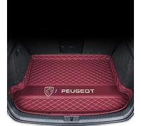 MXQCLSA Voiture Tapis de Coffre, pour Peugeot 207 208 307 308 407 408 508 508L 2008 3008 5008 Tous Les Temps Imperméable et Antidérapant Anti-Rayures Convient Coffre Protection Accessoires,D