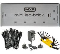 MXR M239 Mini Iso-Brick Bloc d'alimentation à pédale d'effets 9 V, 18 V avec kit Tonebird comprenant adaptateur Dunlop ECB004 18 V, outil multifonction Groovetech pour guitare et basse