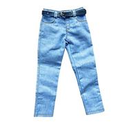 MXRGUMVI 1/6 Soldat Pantalon Jeans DIY Accessoires pour Maison de Poupée Cosplay Bleu Clair