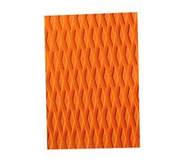 MXRGUMVI EVA Diamond Groove Planche de Surf Traction Pad Deck Grip Tail Pad Orange