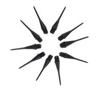 MXRGUMVI Lot de 100 pointes souples 2BA pour fléchettes standard Noir 33 mm