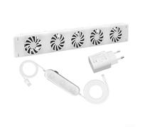 MXRV-25-E201 Ventilateur de radiateur avec contrôle automatique de la température, ventilateur silencieux pour répartition de la chaleur, chauffage économe en énergie, kit d'extension de chauffage 50