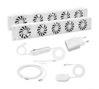 MXRV-25-S202 Radiateur pour radiateur avec contrôle automatique de la température, ventilateur silencieux pour répartition de la chaleur, chauffage économe en énergie, kit d'extension de chauffage 50