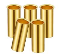 MXSAG Tube de vidange en laiton résistant à la corrosion pour bateaux - Design élégant, dimensions 3 x 1,5 pouces, parfait pour tableau arrière, moteur puits, Live Well et Baitwell (5 pièces)