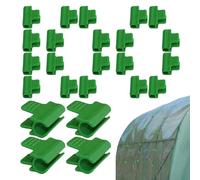 Mxshc Attaches Pour Filet De Jardin,100 Pièces Attaches Pour Tunnel de Culture - Fixations Réutilisables Pour Couverture Hivernale Structure Tuyaux Et Filet Arceau,Pour La Plantation Et Le Jardinage