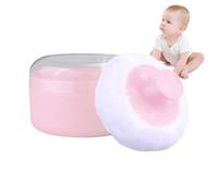 Mxshc Boîte à poudre pour bébé, boîte de rangement pour éponge, support pour voyage, soignants quotidiens, visage, sous les bras, épaules, chambre à coucher