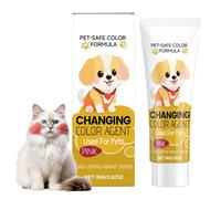 Mxshc Colorant Temporaire Animaux | Accessoires Animaux | Colorant sans Danger pour Chiens Changeant De Couleur | pour Toutes Races Toilettage Spectacles Scène Cosplay Promenades Nocturnes