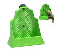 Mxshc Distributeur De Nourriture pour Dragon Barbu | Bol d'alimentation pour Animaux Exotiques,Bol De Chasse Anti-Fuite pour Tortue Araignée Gecko Caméléon Grenouille Et Dragon Barbu