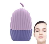 Mxshc Glace pour le visage,Glace pour le visage - Moule à rouleaux de glace pour le visage | Masseur de visage de glace de Silicone, soin réutilisable de peau de moule de glace de visage pour la