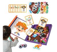 Mxshc Jeu de Déguisement,Tableau Magnétique Éducatif À Faire Soi-Même - Jouets De Robes De Personnages Mignons À Faire Soi-Même | pour Filles De 3 À 6 Ans, Anniversaire, Noël, Jeu D'Imitation