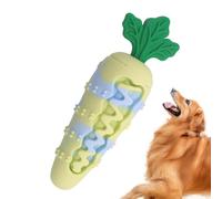 Mxshc Jouets à Mâcher pour Chiens | Jouets Dentaires Carotte en Silicone pour Chiot - Produit Solide d'Éducation et pour Occasions comme Pâques Anniversaire Halloween Voyage Noël