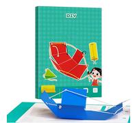 Mxshc Livre d'apprentissage de la géométrie 3D - Guide de géométrie à cordes pour enfants - Enseigner le volume et la zone - Jeu éducatif pour salle de classe, maison, maternelle, école à domicile