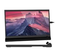 Mxshc Moniteur d'Affichage d'Ordinateur - Dispositif Léger Aux Couleurs Fidèles De 39,6 cm - Moniteur Externe Portable - pour Ordinateur Portable PC Tablette Bureaux Maison Média Et Enthousiaste D