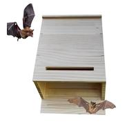 Mxshc Nichoir à chauve-souris en bois | Abri de conservation résistant aux intempéries pour chauves-souris à terre et au perchoir