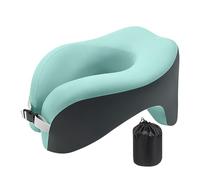Mxshc Oreiller Cervical - Oreiller en U pour Avion | Accessoire Sieste en Mousse Mémoire pour Camping Plein Air Cinéma en Famille Bénévoles Professeurs Yoga Trajets en Voiture