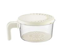 Mxshc Panier À Laver Les Fruits,Conteneur Multifonctionnel Pour Cuisine Et Conservation Fraîche | Bol À Laver Les Fruits Avec Égouttoir,Pour Maison Appartement Dortoir Camping Pique-nique Cuisine