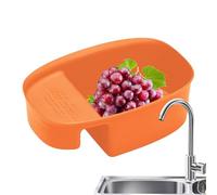 Mxshc Panier de Vidange,Grille Filtre Auto-Nettoyante - Filtre Évier Type Selle avec Panier Récupérateur Aliments | Pour Maison Restaurant Lavage Vaisselle Aliments Fruits Drainage Eau