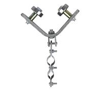 Mxshc Poulie de roue de roulement de grue,Poulie d'angle à rouleaux en fer | Rouleau de poulie robuste en rotatif à 360 ° à double roulement pour salle de gym de poulie de levage de système de