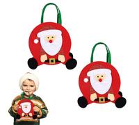 Mxshc Sacs À Biscuits De | 2 Pièces Sachets de Friandises Festives | Pochettes De Friandises - pour Bureau Bonbons Chocolat Collation Vacances École Maison