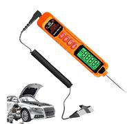 Mxshc Testeur Électrique Automobile - Détecteur de Pannes de Circuit Portable | Contrôleur Tension Voiture Afficheur Numérique LED Fil Extensible,pour Vérification de Polarité et Continuité