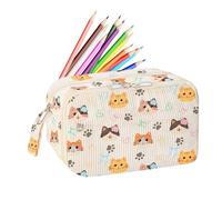 Mxshc Trousses Scolaires Mignonnes | Sac de Toilette à Compartiments,Porte-Stylo pour Artistes, Étudiants, École, Salle De Classe, Bureau, Enseignants, Voyageurs Et Cours d'art