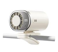 Mxshc Ventilateur à pince - Fixation par serrage pour voiture avec LED, orientation rotative et multi-vitesses, rafraîchisseur d'air réglable - Ventilateur de refroidissement à fixation pour,Pour