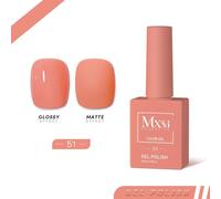 Mxsi 15ml Gel Vernis À Ongles Néon Marron Bleu Royal Rouge Vert Pastal Nu Nail Art Vernis Gel Laque Couche De Finition Uv Gel Ongles Non Ensemble.Mxsi 51.