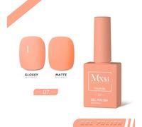 Mxsi 15ml Gel Vernis À Ongles Néon Marron Bleu Royal Rouge Vert Pastal Nu Nail Art Vernis Gel Laque Couche De Finition Uv Gel Ongles Non Ensemble.Mxsi 7.