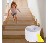 MxSplorion Revêtements Transparents Marches D'escalier, 15pcs 60 X 10 cm Tapis De Marche Auto-Adhésifs, Imperméables Antidérapants Bandes pour Escaliers, Marches en Bois, Escaliers Hélicoïdaux, Sol