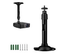 MxSplorion Support pour Mini Projecteur, Support Plafond pour Mini Projecteur avec Filetage 1/4", Alliage D'aluminium Mural Réglable, Appareil Photo Numérique, Caméra, Noir