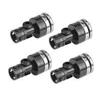 Mxtech Accessoires de véhicule RC Support magnétique de carrosserie de Voiture RC, Support de carrosserie de modèle de Voiture, Support de carrosserie, 4 pièces pour SCX10 4WD 1:10(Black)