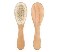 Mxtech Brosse à Cheveux pour bébé, Brosse pour bébé en Bonne santé en Poils de chèvre naturels Non Toxiques, matériaux de qualité supérieure pour Femmes pour bébés Hommes Vieil Homme