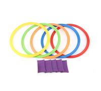 Mxtech Ensemble d'anneaux de marelle, Ensemble d'anneaux de Saut, Classique léger de 5 pièces pour Une Utilisation en intérieur en extérieur