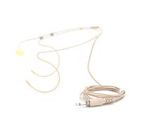 Mxtech Oreillette Micro Casque, Micro tête, condensateur Beige Professionnel pour Les conférenciers de scène émetteur de BodyPack d'église