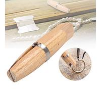 Mxtech Pince à Bijoux en Bois, Outil de Support de Pince en Bois de réglage de la Pierre, pour Outil de Coupe en V de Bijoux