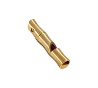 Mxtech Sifflet de Survie Pratique en Laiton de Sauvetage, sifflet d'outil EDC, Aide à la Survie en Plein air et défensive pour Les événements Sportifs en Plein air, Le Camping, la randonnée, la