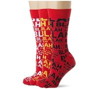 Mxthersocker Défauté Blah Chaussettes, Rouge, L Mixte