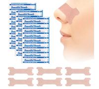 MXTIMWAN 120 Pièces Bandelettes Nasales, Bandelettes Nasales Anti Ronflement, Patch Anti Ronflement pour une Meilleure Respiration, Écarteur Nasal, Sport (66 x 19 mm)