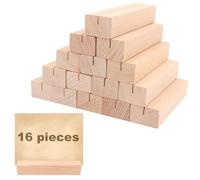MXTIMWAN 16 Pièces Porte Cartes en Bois, Supports Cartes Mariage, Porte Noms de Table pour Mariages, Restaurants, Banquets, Conférences et Fêtes, 10 x 3 x 2 cm