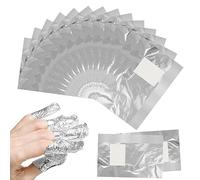 MXTIMWAN 200 Paquet Papillotes Ongles d'Aluminium, Tampons Dissolvants pour Vernis à Ongles en Aluminium Feuille de Dissolvant de Vernis à Ongles Ultra Mince pour Retirer À Ongles Le Gel Ongle