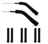 MXTIMWAN 3 Paires Protege Branche Lunette,Antidérapants pour Lunettes de Soleil,Manchon de Bras de Lunettes,Couvre Protège Branche de lunettes en Coton Tricoté Doux,Coussinets d'oreille pour Lunettes