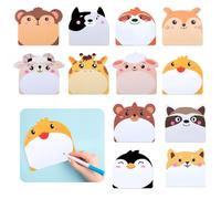 MXTIMWAN 360 Sticky Notes, Blocs-Notes Autocollants pour Enfants, Motif Animal de Dessin Animé, Notes Autocollantes Super Sticky Convient aux Mémos, Messages, Rappele, Goodies Anniversaire Enfant